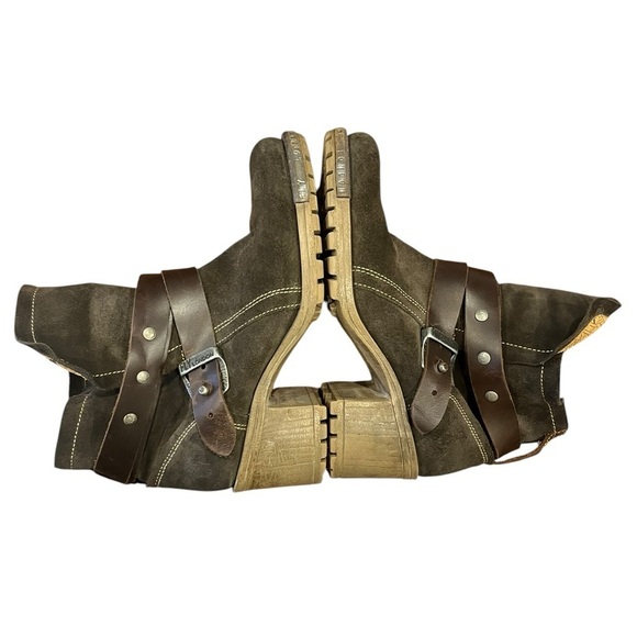 FLY LONDON‎ Brown Suede Lok Boots - Picture 5 of 9